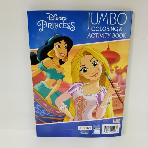 Disney Princess Jumbo Coloring Activity Book - Picture 4 of 6
